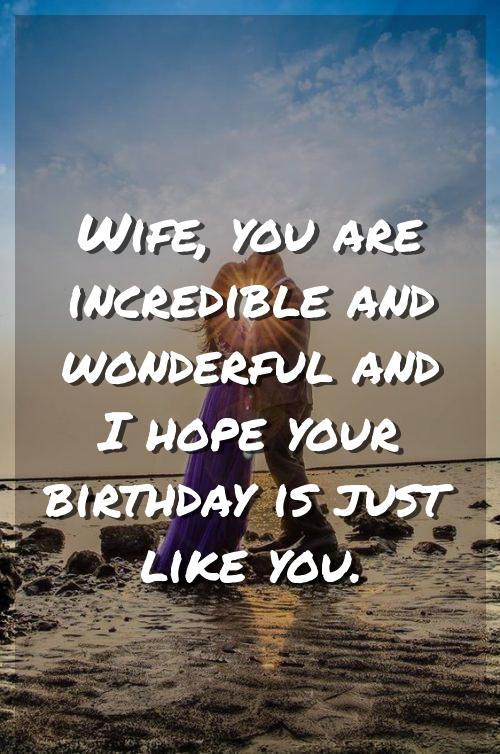 happy birthday wishes to my dearest wife